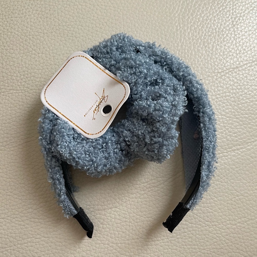 Blue Teddy Headband